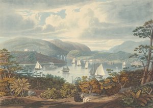 フィリップスタウンのウエストポイント、1831年発行。 作： William James Bennett