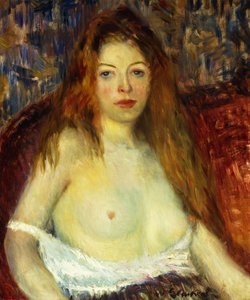 赤毛モデル 作： William James Glackens