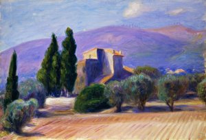 プロヴァンスの農家 作： William James Glackens