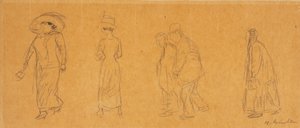 5つの数字 作： William James Glackens