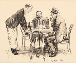 二度とない、彼は憂鬱に言った 作： William James Glackens
