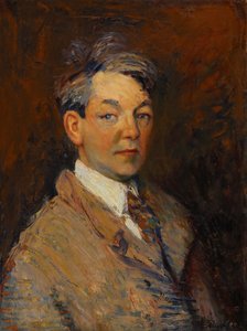 自画像 作： William James Glackens