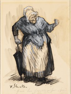 彼女は義理の娘に心の一部を与えました 作： William James Glackens