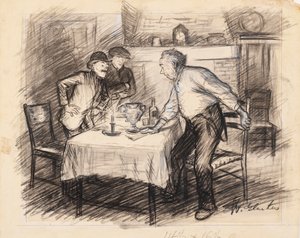 エドワード・ビックフォードのレーシング・カップがあった 作： William James Glackens