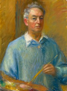 ウィリアム・グラッケンズ《自画像》1935年頃 作： William James Glackens