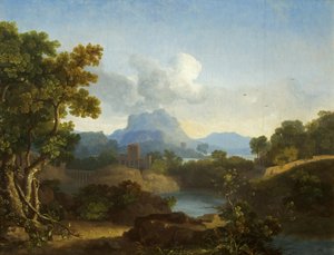 古典的な風景 作： William James Muller