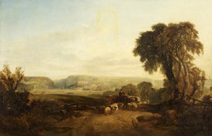 アシュトンメドウズのクリフトン、おそらく1833年（キャンバスに油彩） 作： William James Muller
