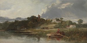 メドウェイのジリンガム 作： William James Muller