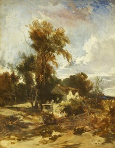 北ウェールズのロー近郊、おそらく1842年（キャンバスに油彩） 作： William James Muller