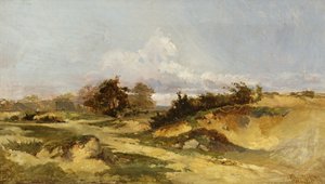 砂場、ハムステッドヒース 作： William James Muller
