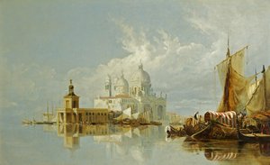 サンタマリアデッラサルーテ、ヴェネツィア、イタリア（キャンバスに油彩） 作： William James Muller