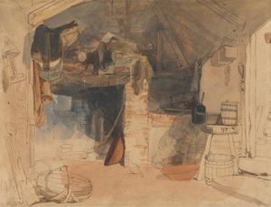 素朴なインテリアシーンの研究 作： William James Muller