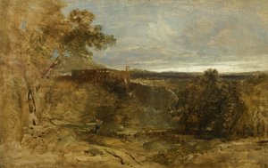 チボリ-スケッチ、c.1835（キャンバスに油彩） 作： William James Muller