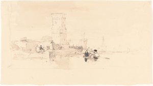 水を見下ろす塔 作： William James Muller