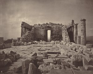 アテネのアクロポリス、プレート14、1869/1870（写真）