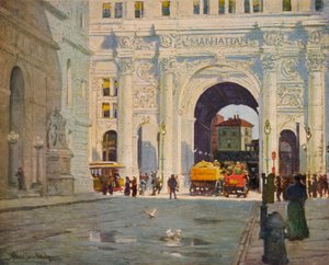 シティ・ゲート」、1917年頃 作： William Jean Beauley