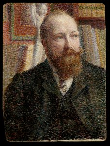 Alfred Verhaerenin muotokuva n. 1890 (öljy levylle) 作： William Jelley