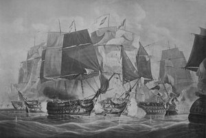 トラファルガー、c1806 作： William John Huggins