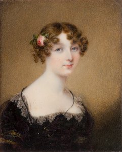 レディ・ルーシー・ホイットモアの肖像、旧姓ブリッジマン（1792-1840）、1812-40年頃（油とキャンバス） 作： William John Newton