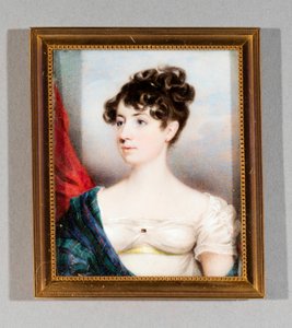 メアリー・バトラー・スターク＝クリスティ・オブ・バリンデン（181225年）の肖像。 作： William John Thomson