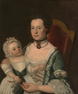 Jacob Hurd and Child夫人1762。 作： William Johnston