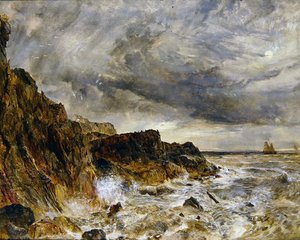 Llanddwyn Rocks（油彩・キャンバス）