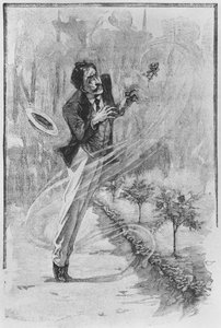 ナレーター、ガイ・ド・モーパッサン（1850-93）による「ル・ホーラ」のイラスト、ジョルジュ・ルモワン、パリ版、アルビン・ミシェル、1910年頃（木製彫刻）