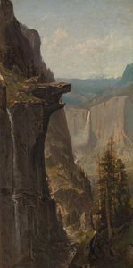 ヨセミテ滝、グレーシャー ポイントから、1879 年。 作： William Keith