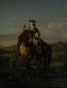 ハーティントン侯爵夫人シャーロット・ボイルの騎馬像 作： William Kent