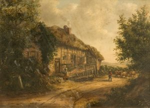 ピーターズフィールドハンプシャーのコテージ、1839