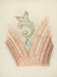 天井の装飾、1940年頃