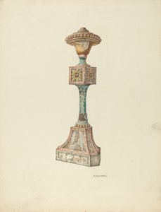 Ceremonial Candlestick Ecclesiastical Furniture, c. 1941. 作： William Kieckhofel