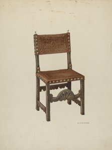 椅子、1941年 作： William Kieckhofel