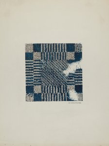 Coverlet Section of, c. 1940. 作： William Kieckhofel