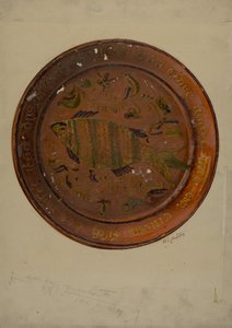 パ。German Dish, c. 1938. 作： William L Antrim