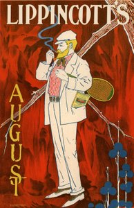 リッピンコットの 8 月のポスター、1895 年 作： William L. Carqueville