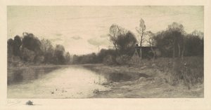 ワナケで 作： William Langson Lathrop