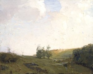 三つの木」 19世紀末から20世紀初頭の作品。 作： William Langson Lathrop