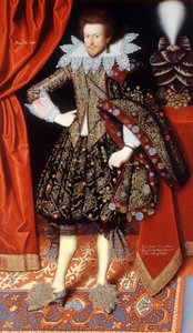 Edward Sackville c.1613（キャンバスに油彩） 作： William Larkin