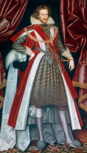フィリップ・ハーバート、第4代ペンブローク伯爵」（1615年頃 作： William Larkin