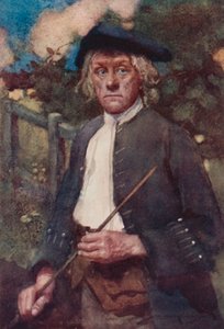 Oliver Goldsmith による The Deserted Village のイラスト (カラーリソ) 作： William Lee Hankey