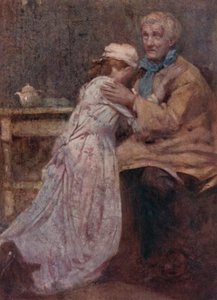 Oliver Goldsmith による The Deserted Village のイラスト (カラーリソ) 作： William Lee Hankey