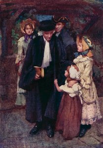 Oliver Goldsmith による The Deserted Village のイラスト (カラーリソ)