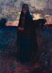 Kuvitus Oliver Goldsmithin teoksesta The Deserted Village (värilitho) 作： William Lee Hankey