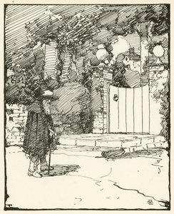 Oliver Goldsmith による The Deserted Village のイラスト (カラーリソ) 作： William Lee Hankey