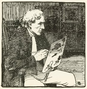 Oliver Goldsmith による The Deserted Village のイラスト (カラーリソ)