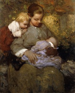 お母さんと子供 作： William Lee Hankey