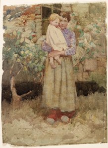 母のペット（紙に鉛筆、水彩） 作： William Lee Hankey