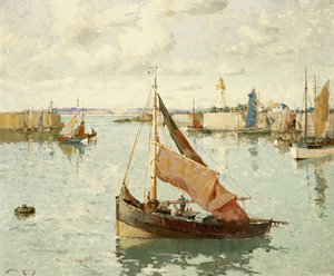 セーヌ河口付近 作： William Lee Hankey