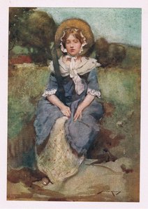 Vähentää jokaista lainattua viehätysvoimaa, jonka mekko tarjoaa, jakaa nyt taiteen kanssa silmiensä voiton (väri litho) 作： William Lee Hankey